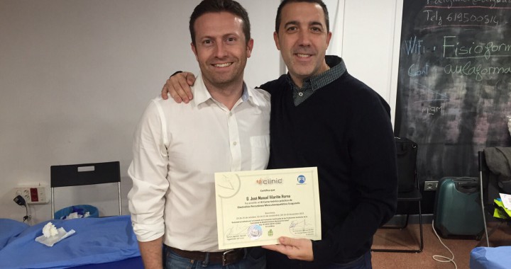 Certificado de Electrolisis Percutanea Musculoesquelética Ecogiada